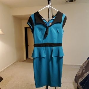 Vintage style wiggle dress